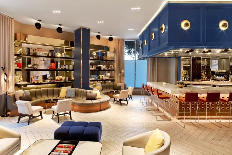 Longitude 90 cafe and bar at Le Meridien Hub